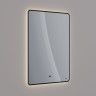 Зеркало LEMARK MIOBLACK 60х80 см с интерьерной подсветкой, с подогревом LM60ZM-black